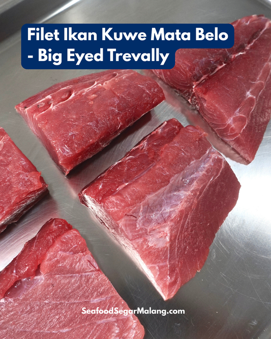 Fillet ikan Kuwe Mata Belo Tanpa Kulit - Big Eyed Trevally